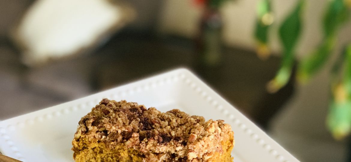 Vegan Pumpkin Coffee Cake