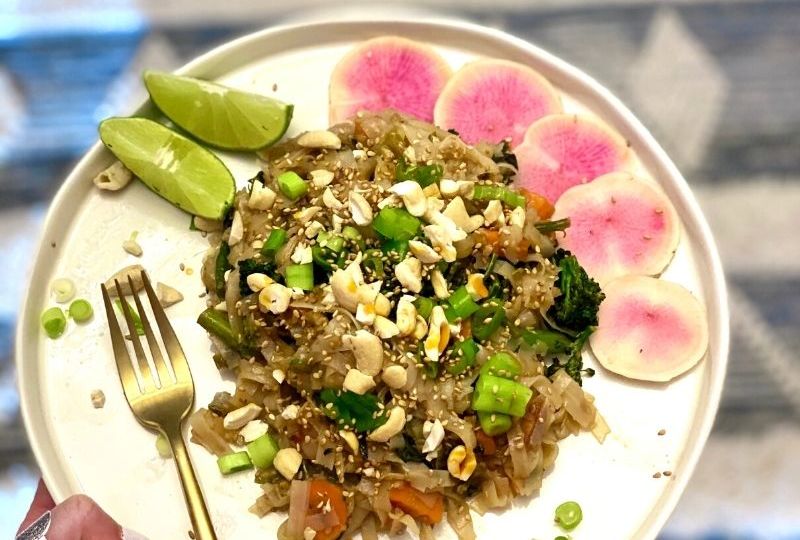 Cashew Pad Thai (Vegan, Gluten-Free)